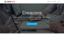 Desktop Screenshot of creacore.be
