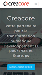 Mobile Screenshot of creacore.be